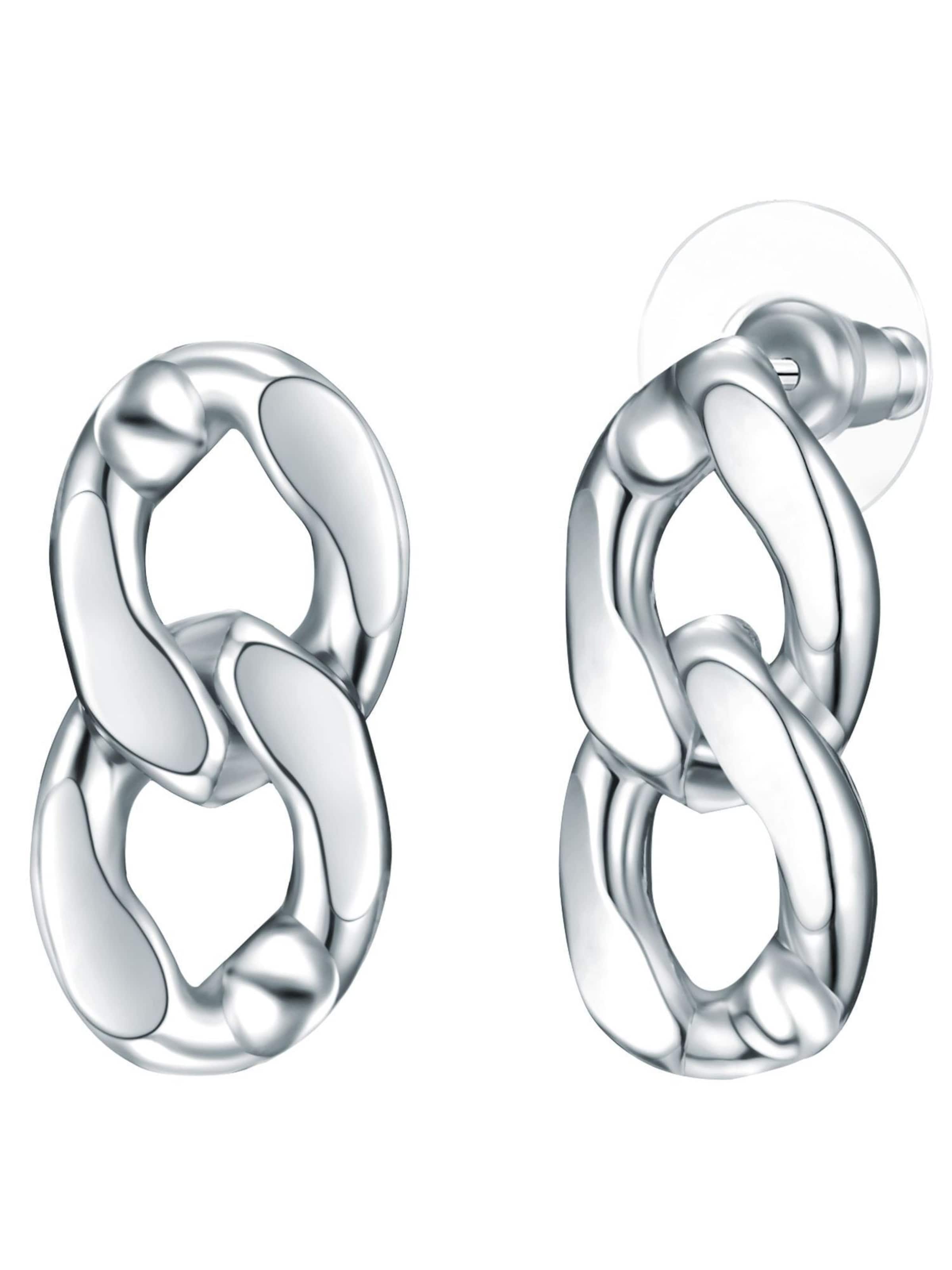 Orecchini di Lulu & Jane in argento: frontale