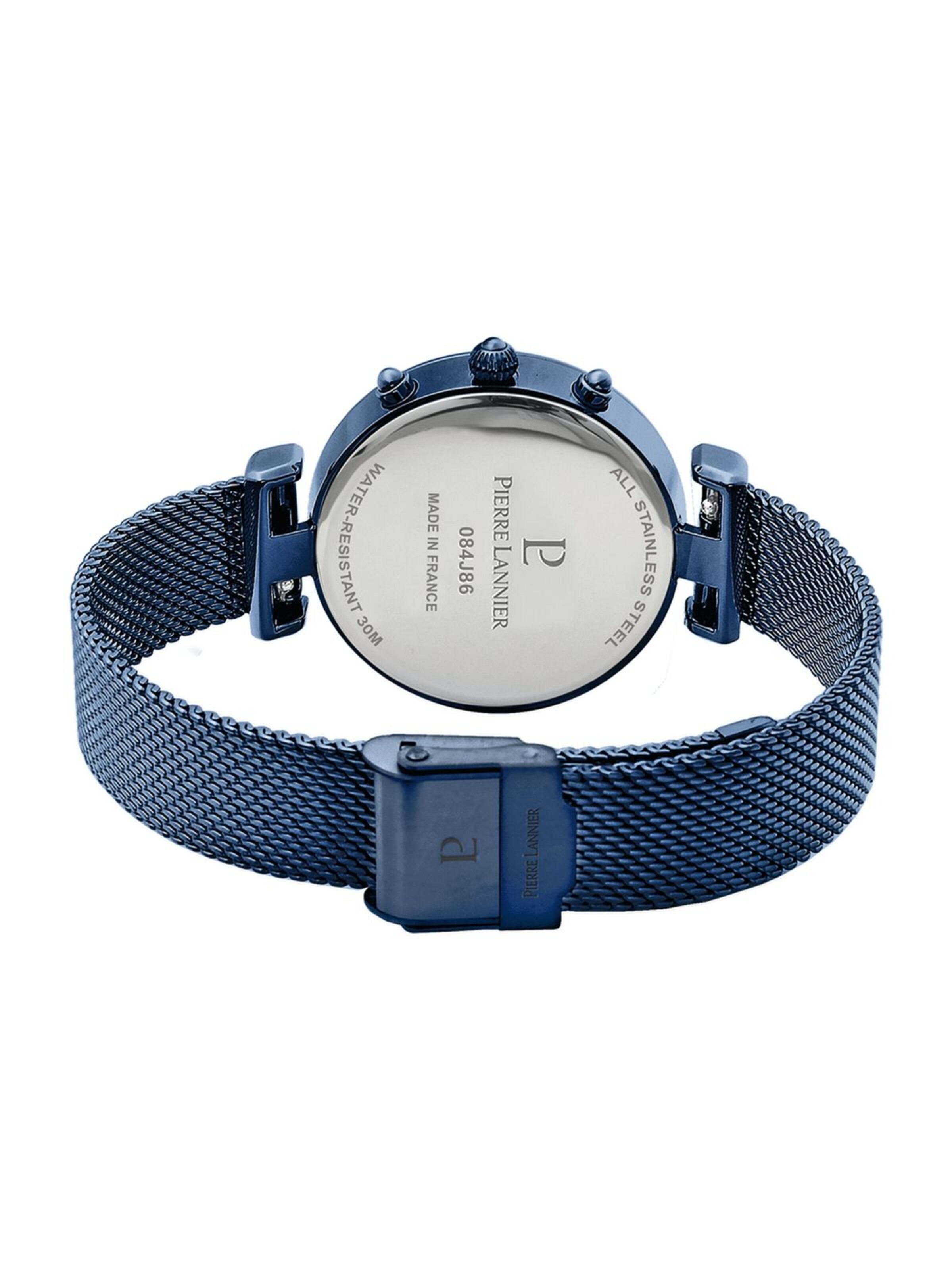 Montre à affichage analogique Pierre Lannier en bleu