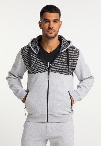 Veste de survêtement 'BAILEY' BRUNO BANANI en gris : devant