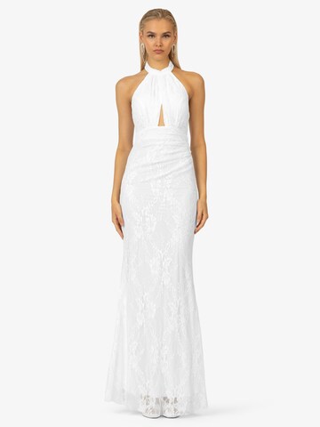 Kraimod Evening Dress in White: front