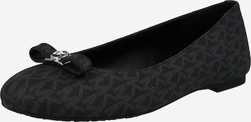 MICHAEL Michael Kors Ballerinasko 'AILEEN' i sort: forside