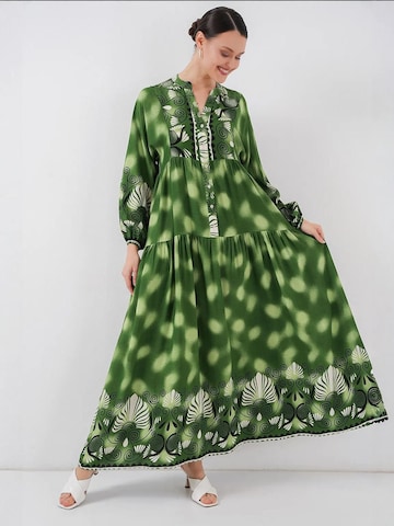 Bigdart Jurk in Groen