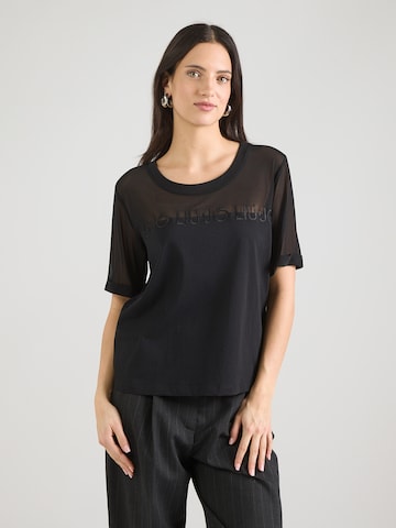 Liu Jo Shirt 'ECS' in Zwart: voorkant