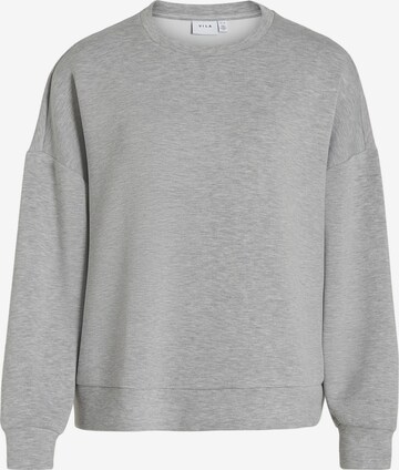 VILA Sweatshirt in Grijs: voorkant