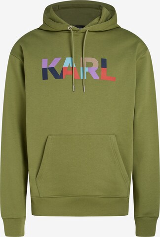 Felpa di Karl Lagerfeld in verde: frontale