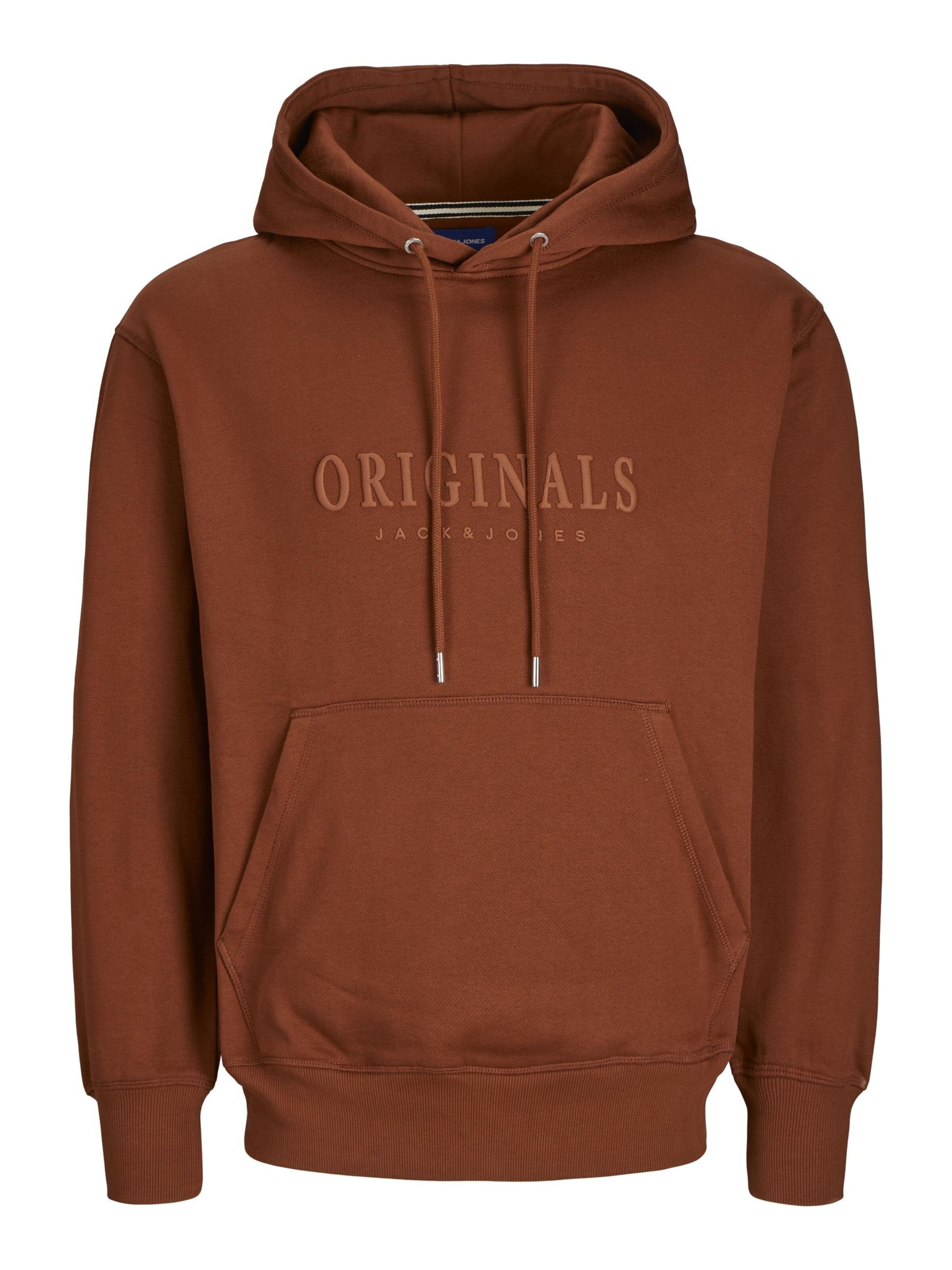 JACK & JONES Sweatshirt in L in de kleur Bruin, Productweergave