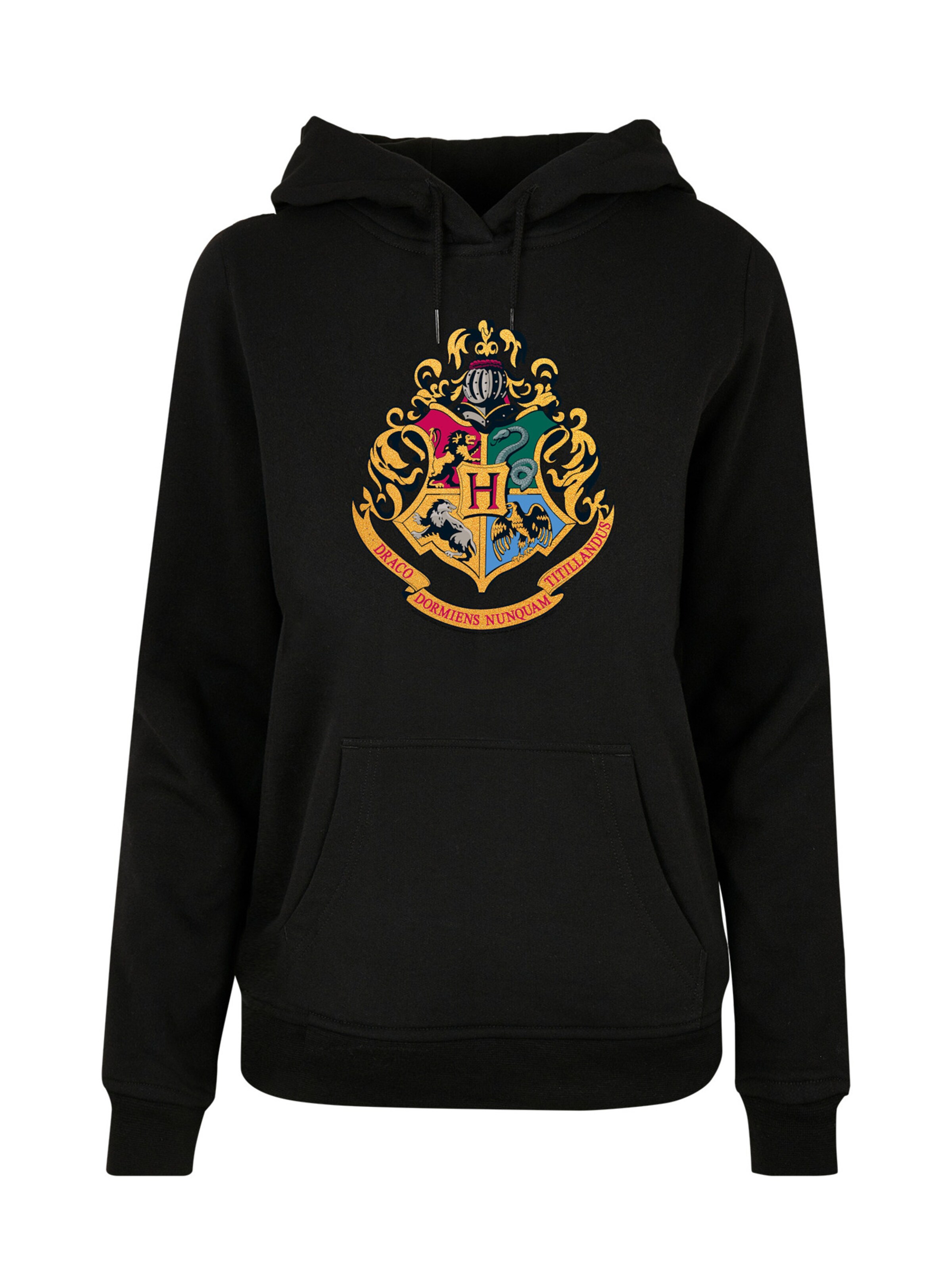 F4NT4STIC Sweatshirt 'Harry Potter Hogwarts' in Schwarz: Vorderseite