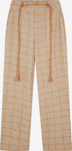 Loosefit Pantaloni 'Flow' di Scalpers in beige: frontale