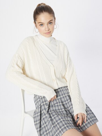 ONLY Knit cardigan 'CARLA' in Beige: front