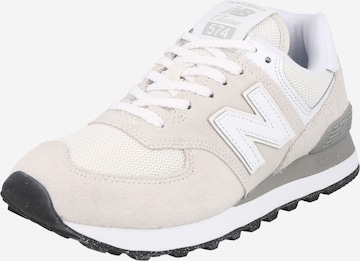 Sneaker bassa '574' di new balance in grigio: frontale