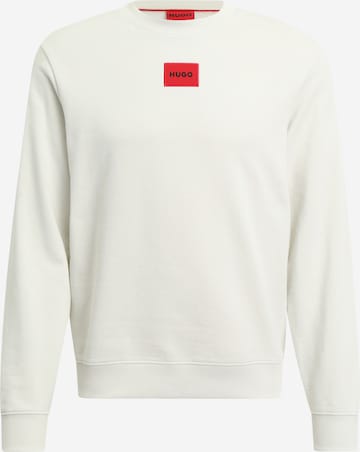 HUGO Sweatshirt 'Diragol212' i hvid: forside