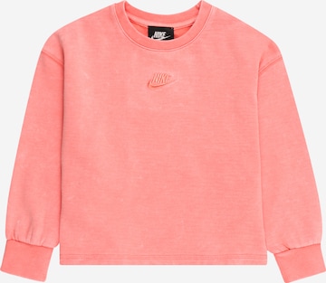 Nike Sportswear Sweatshirt in Pink: front