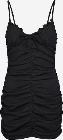 Casa Mara Dress 'CRINKLE' in Black: front
