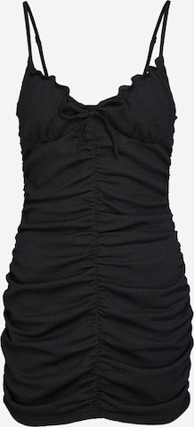 Casa Mara - Vestido 'CRINKLE' en negro: frente