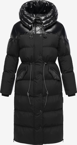 NAVAHOO Télikabátok 'Knusperherz 14' - fekete: elől