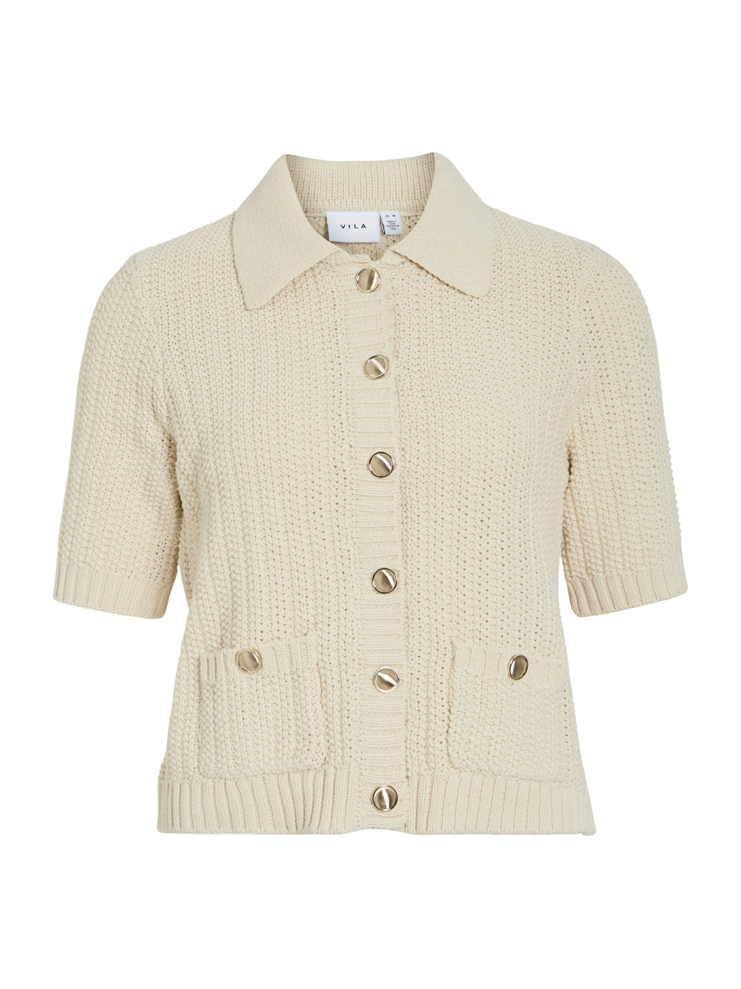 VILA Kardigán 'VIGEORGIE' - Béžová: predná strana