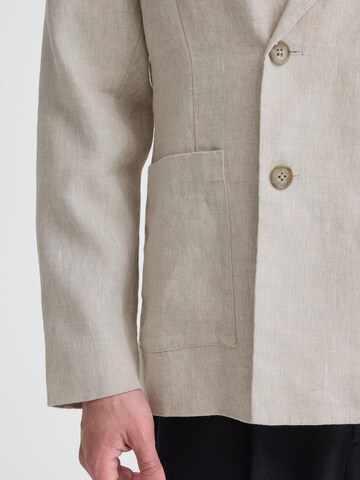 Casual Friday - Ajuste confortable Chaqueta tipo saco para negocios ' CFEdlund Linen ' en beige