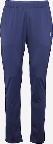 Coupe slim Pantalon de sport 'HYPERCOURT 6' K-Swiss Performance en bleu : devant