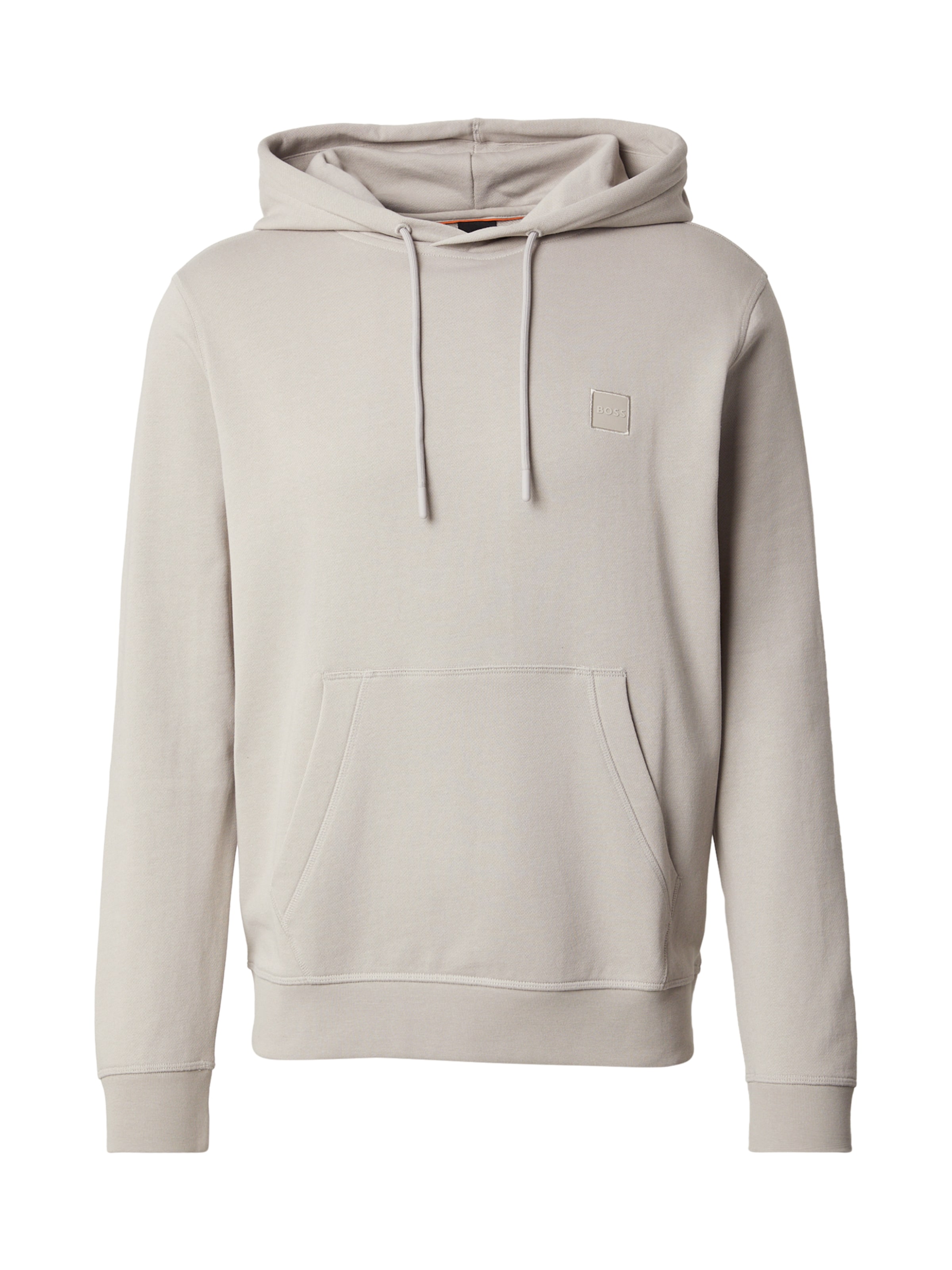 BOSS Sweatshirt 'Wetalk' in Grey: front