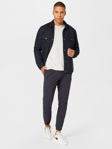 TOM TAILOR DENIM Tapered Nadrág - szürke