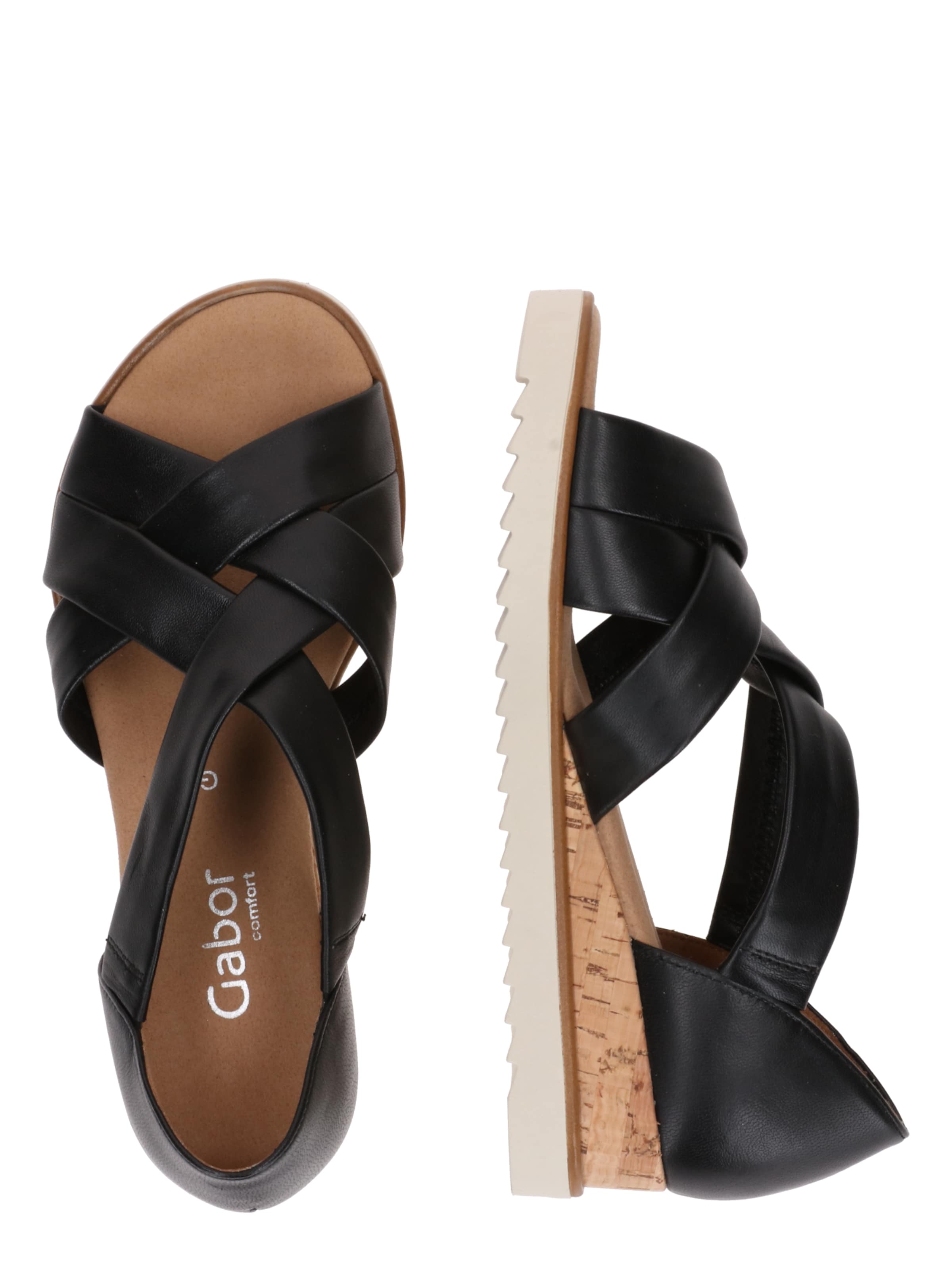 GABOR Sandále - Čierna