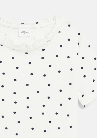 T-Shirt s.Oliver en blanc