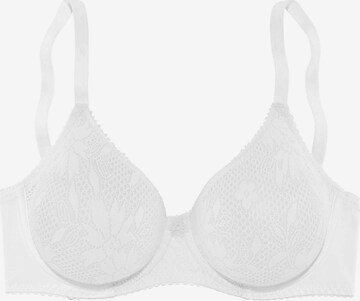 NUANCE T-shirt Bra in White: front