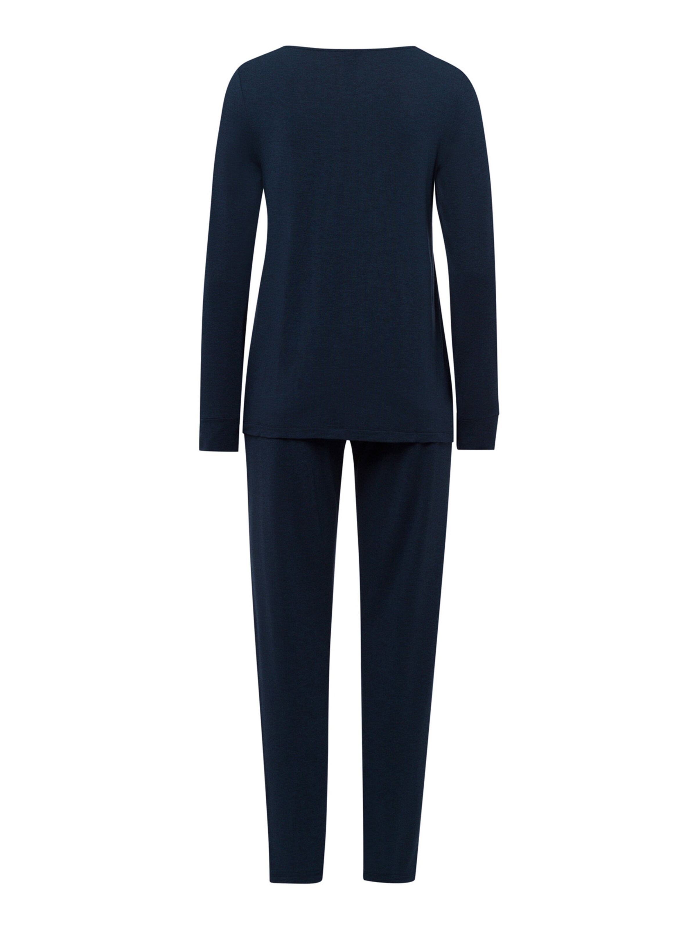 Hanro - Pijama ' Natural Elegance ' em azul