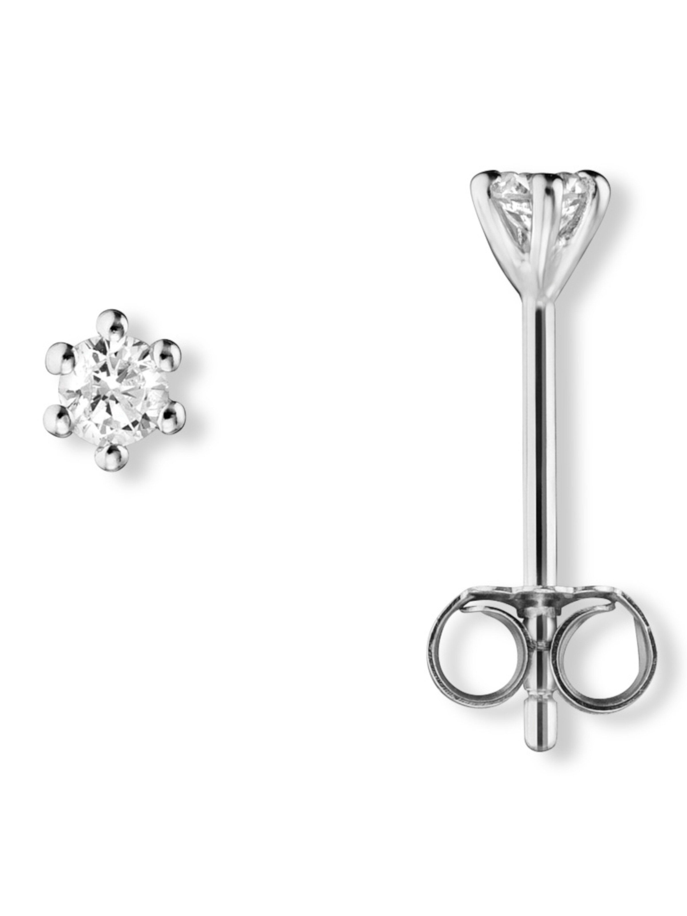 ONE ELEMENT Earrings in Silver: front