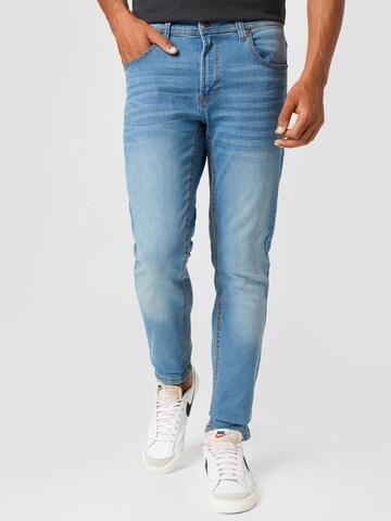 Denim Project Skinny Jeans 'MR. BLACK' in Blauw: voorkant