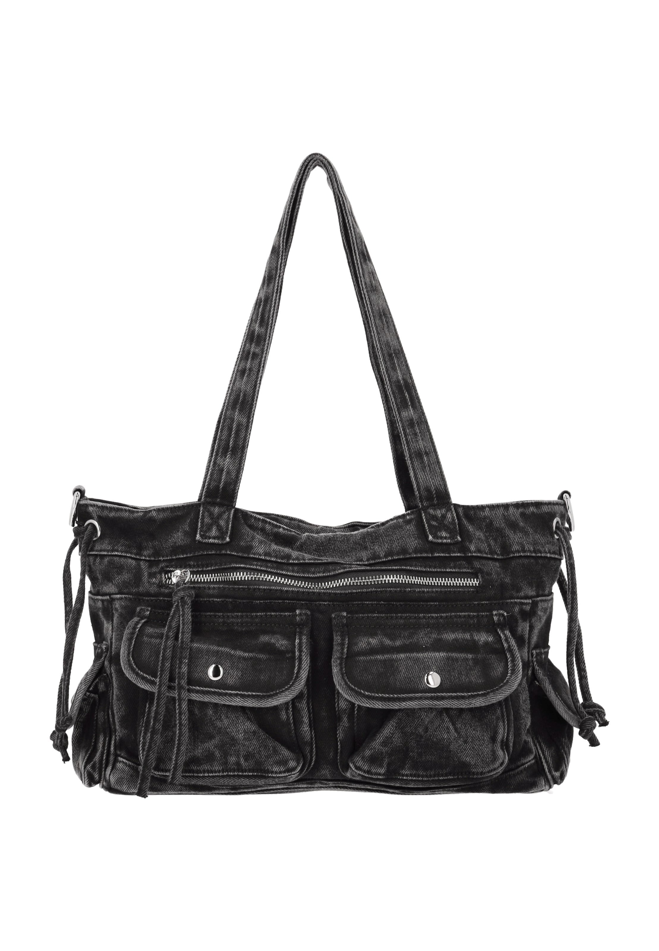 myMo ROCKS Shoulder bag in Black: front