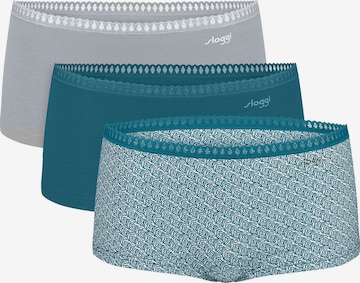 SLOGGI Panty ' Blue GO Crush ' in Grey: front