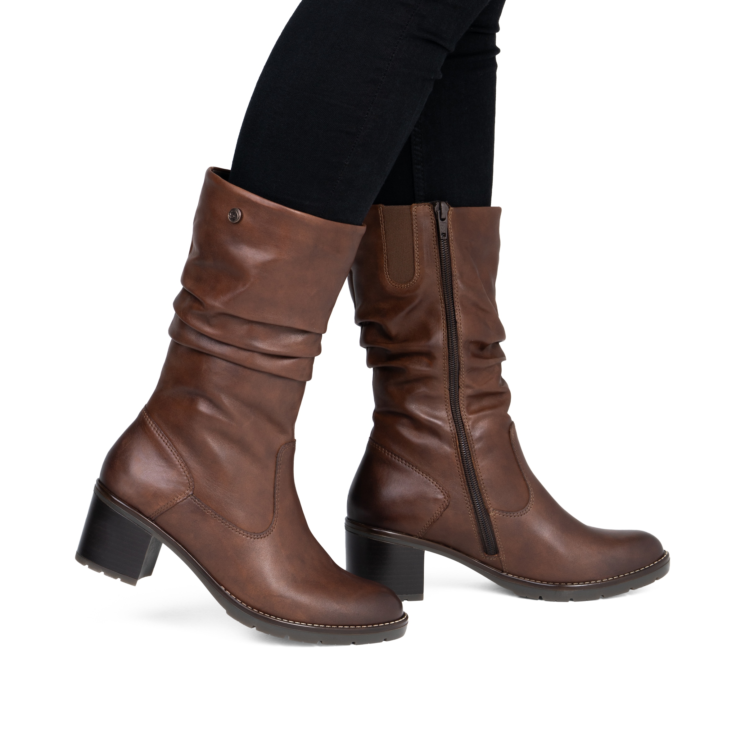 Bottines REMONTE en marron : devant