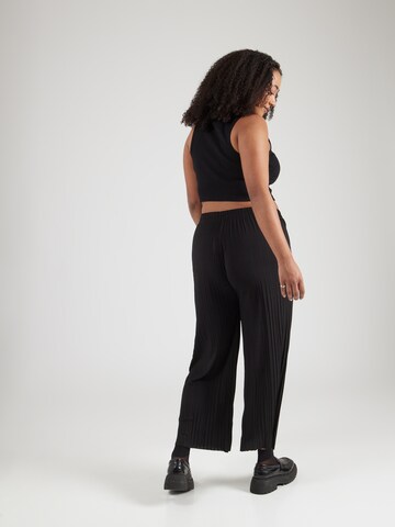 Z-One Wide Leg Hose 'Ta44luna' in Schwarz