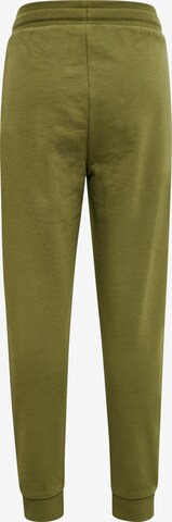 Hummel Tapered Workout Pants in Green