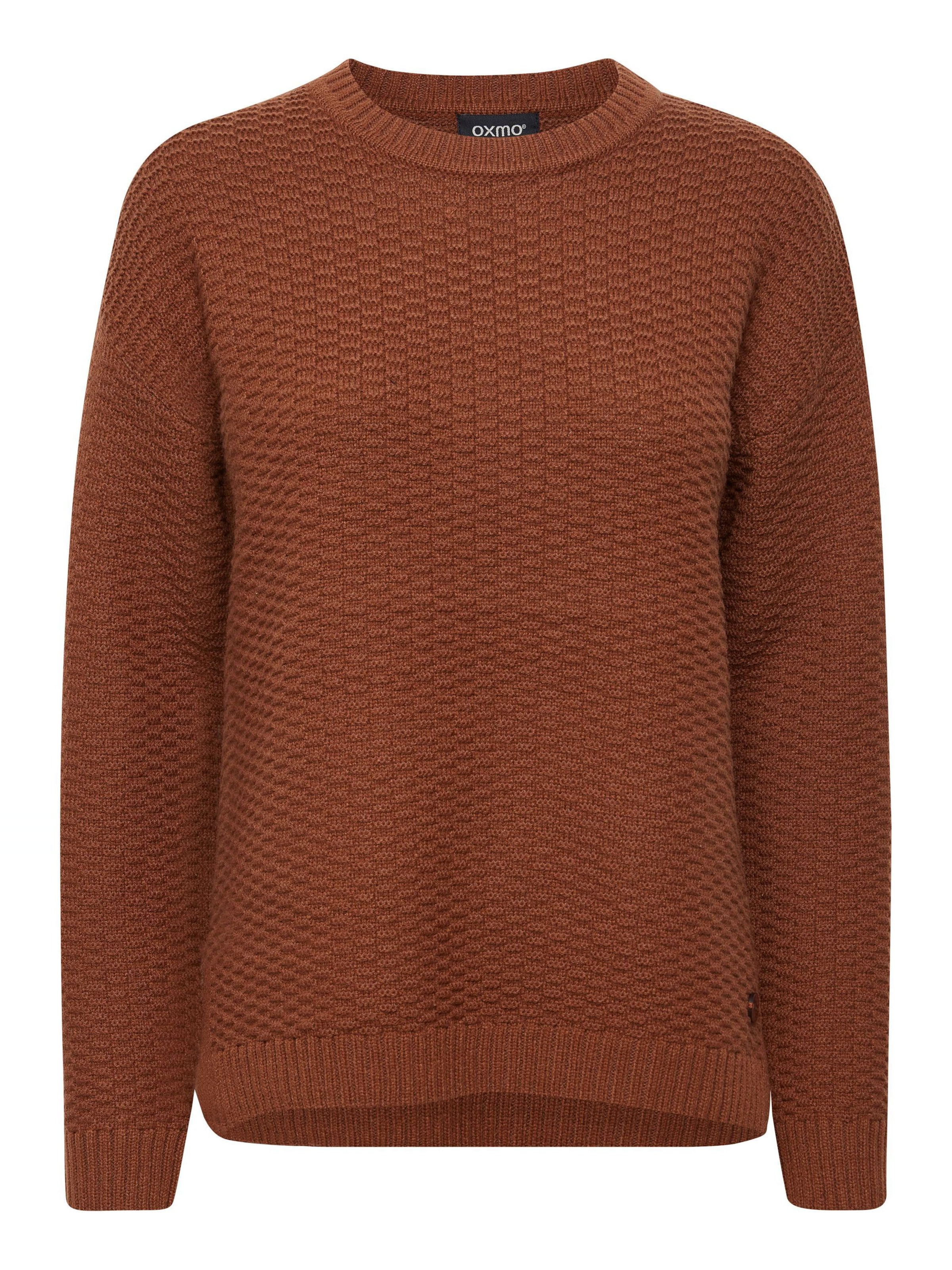 Oxmo Trui ' MILLA ' in Bruin: voorkant
