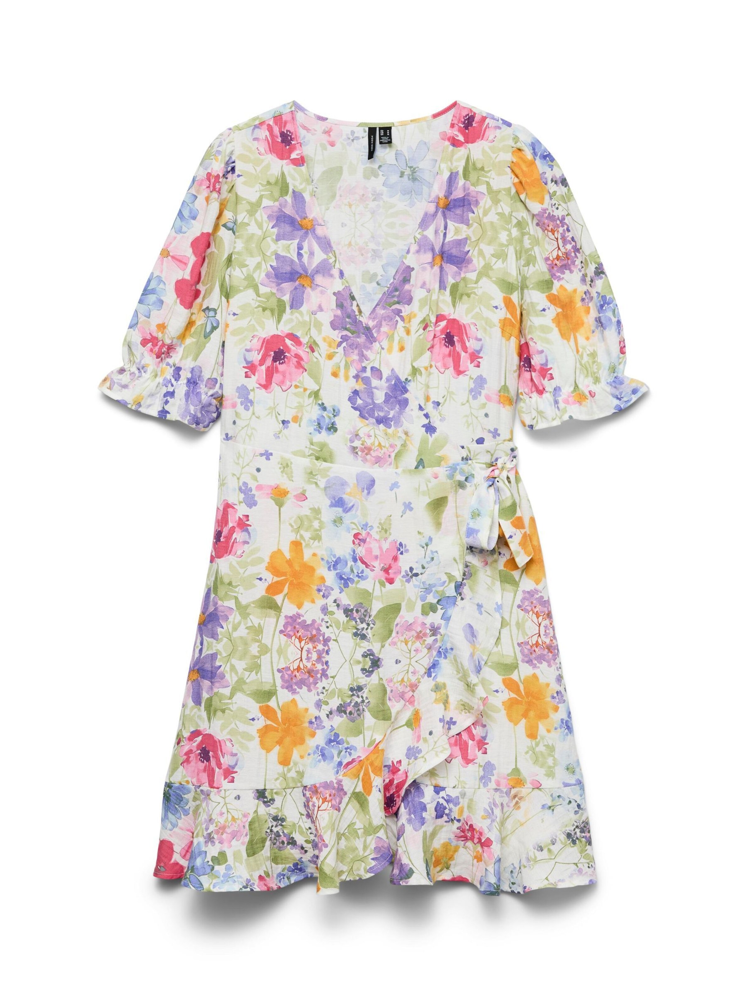 VERO MODA Jurk in Wit: voorkant