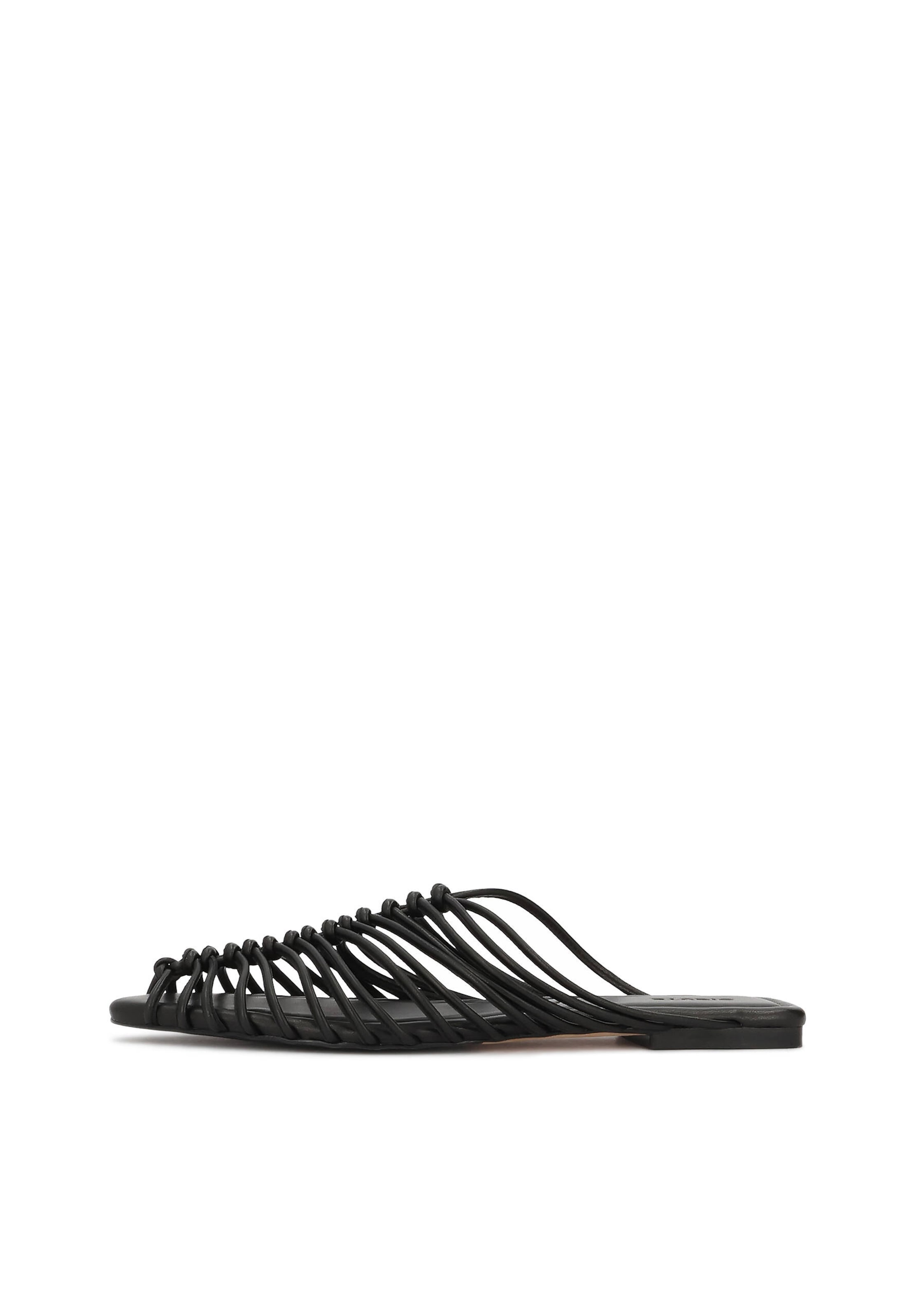 Kazar Studio Pantolette in Schwarz: Vorderseite