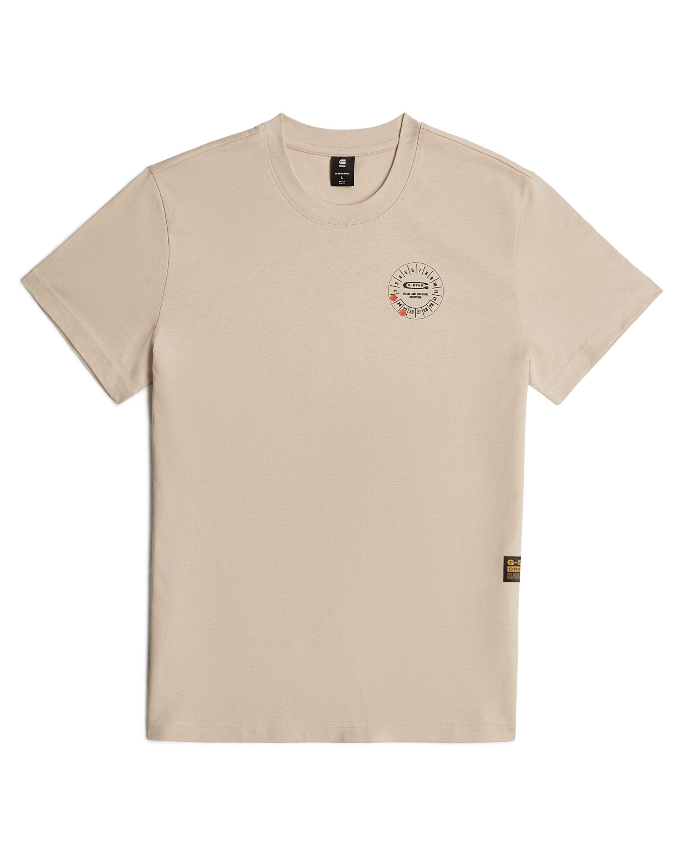 G-STAR Shirt 'Gauge' in Beige: front