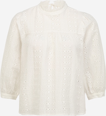 OBJECT Petite Bluzka 'INJA' w kolorze biały: przód