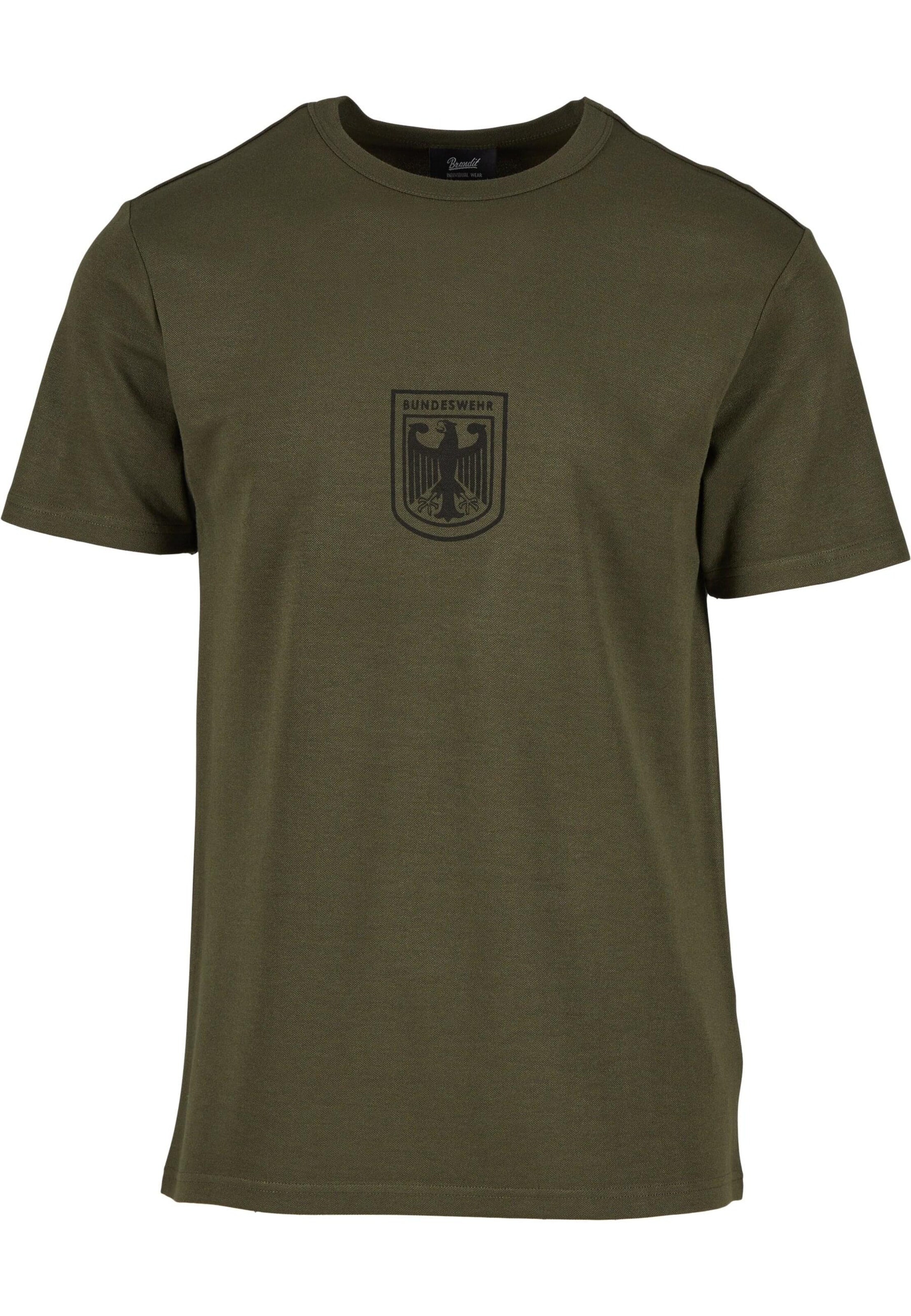 Brandit - Camiseta en verde: frente