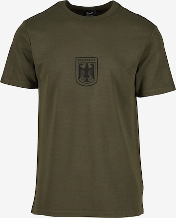 Brandit - Camiseta en verde: frente