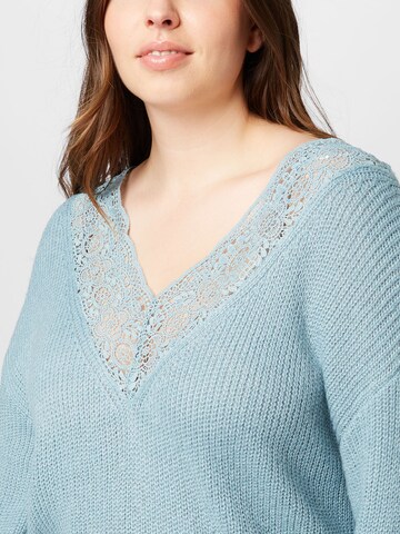 EVOKED Sweater 'GLACY' in Blue