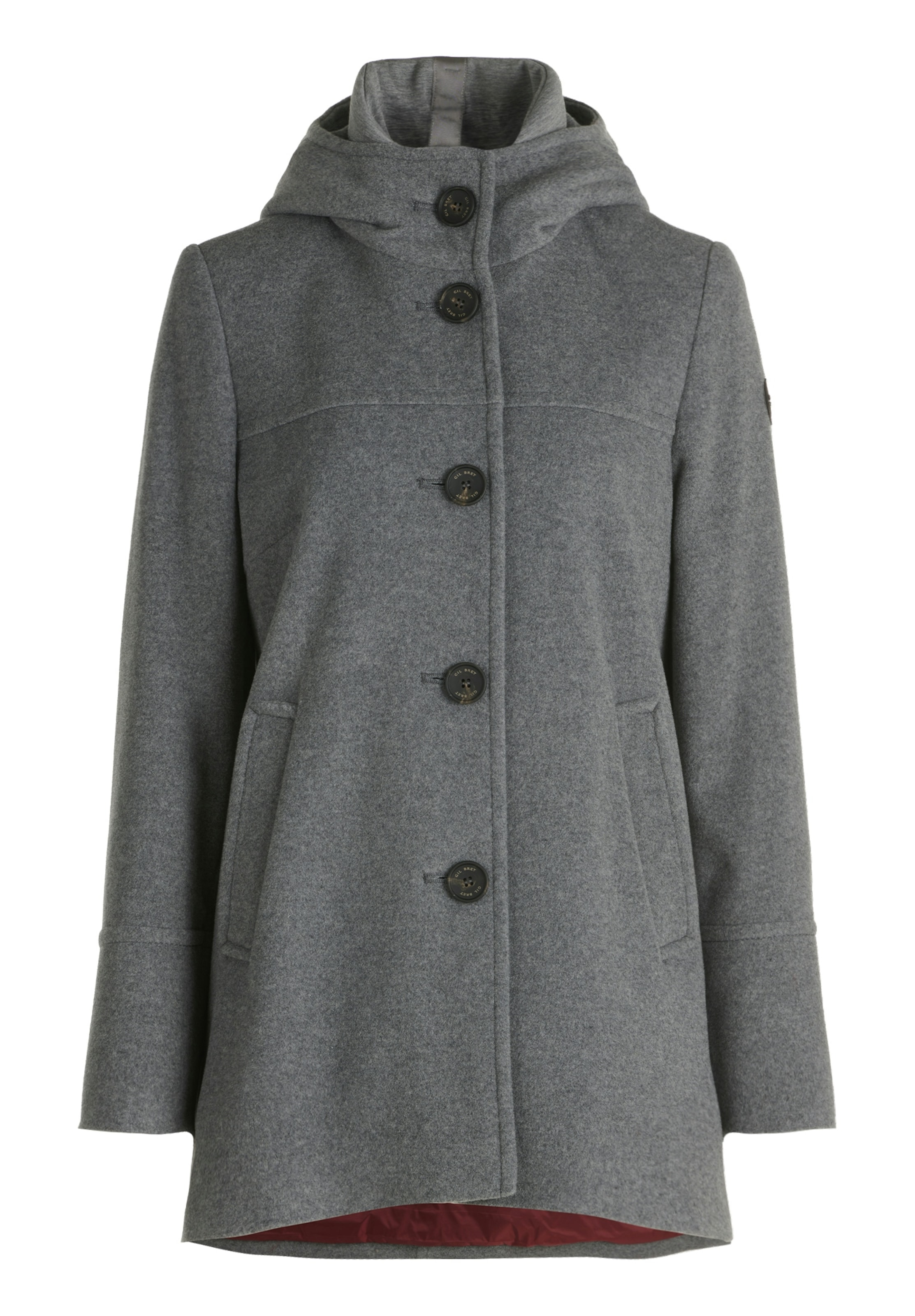 Manteau mi-saison GIL BRET en gris : devant