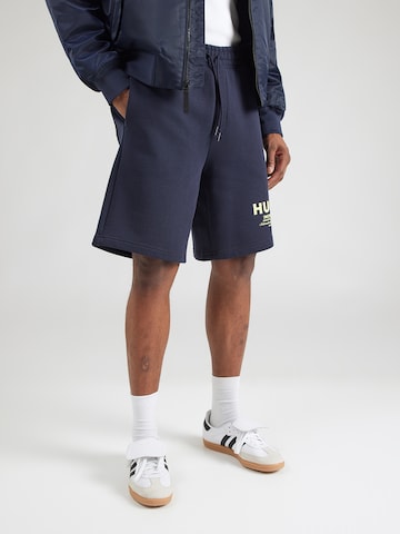 Loosefit Pantaloni 'Nomario' di HUGO in blu: frontale