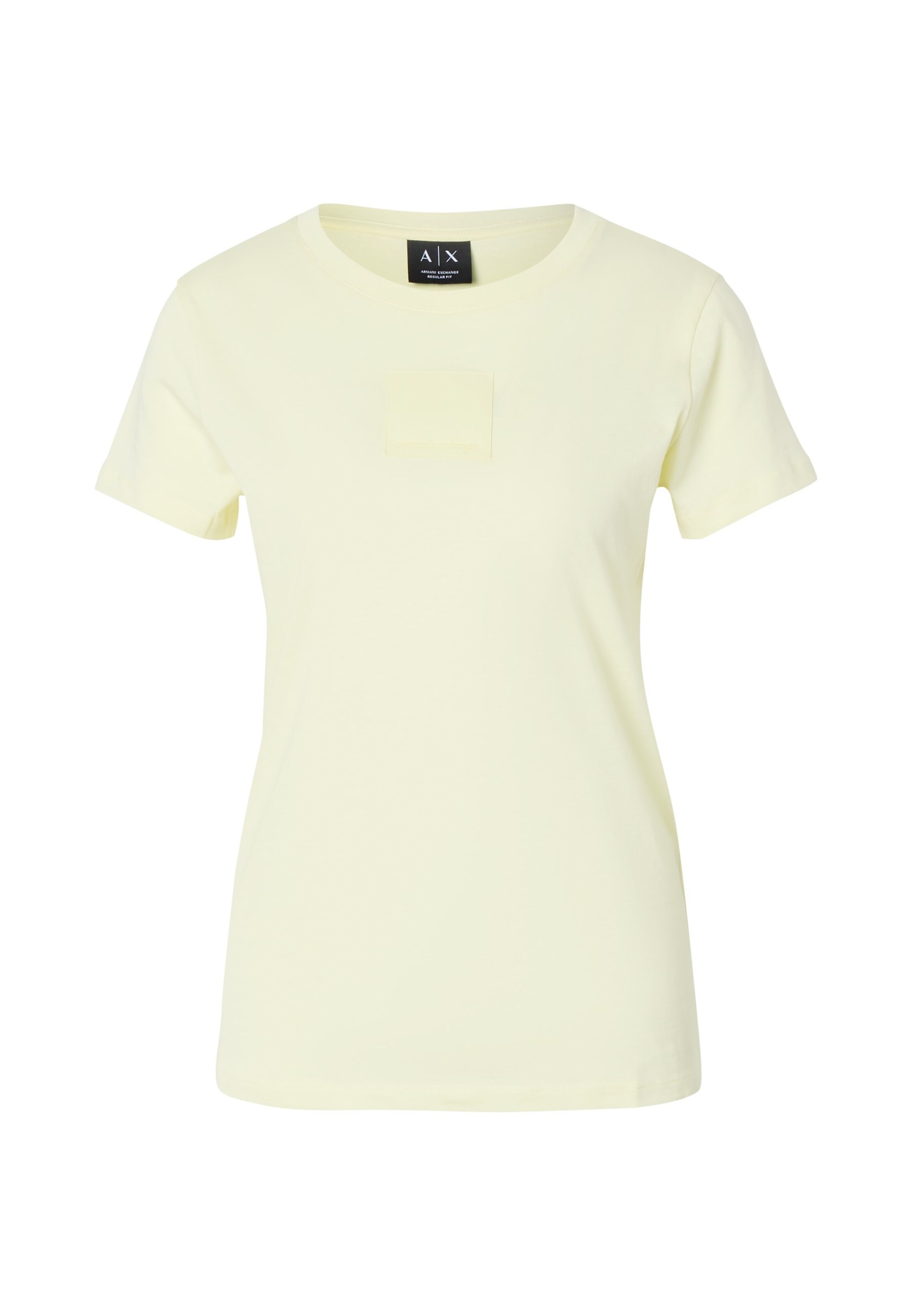 ARMANI EXCHANGE - Camiseta en amarillo: frente