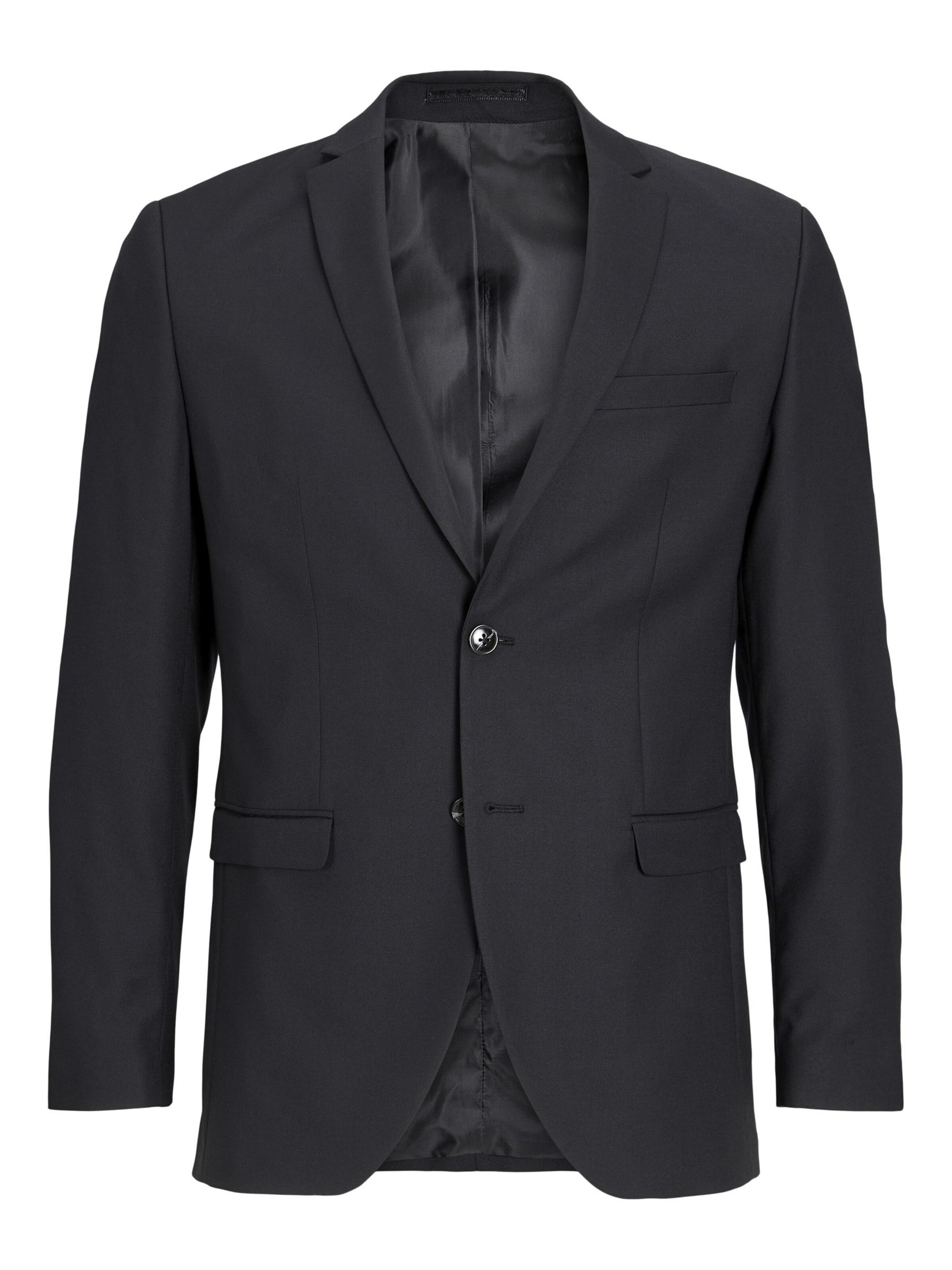 JACK & JONES Обычный Пиджак 'Solaris' в Черный: спереди