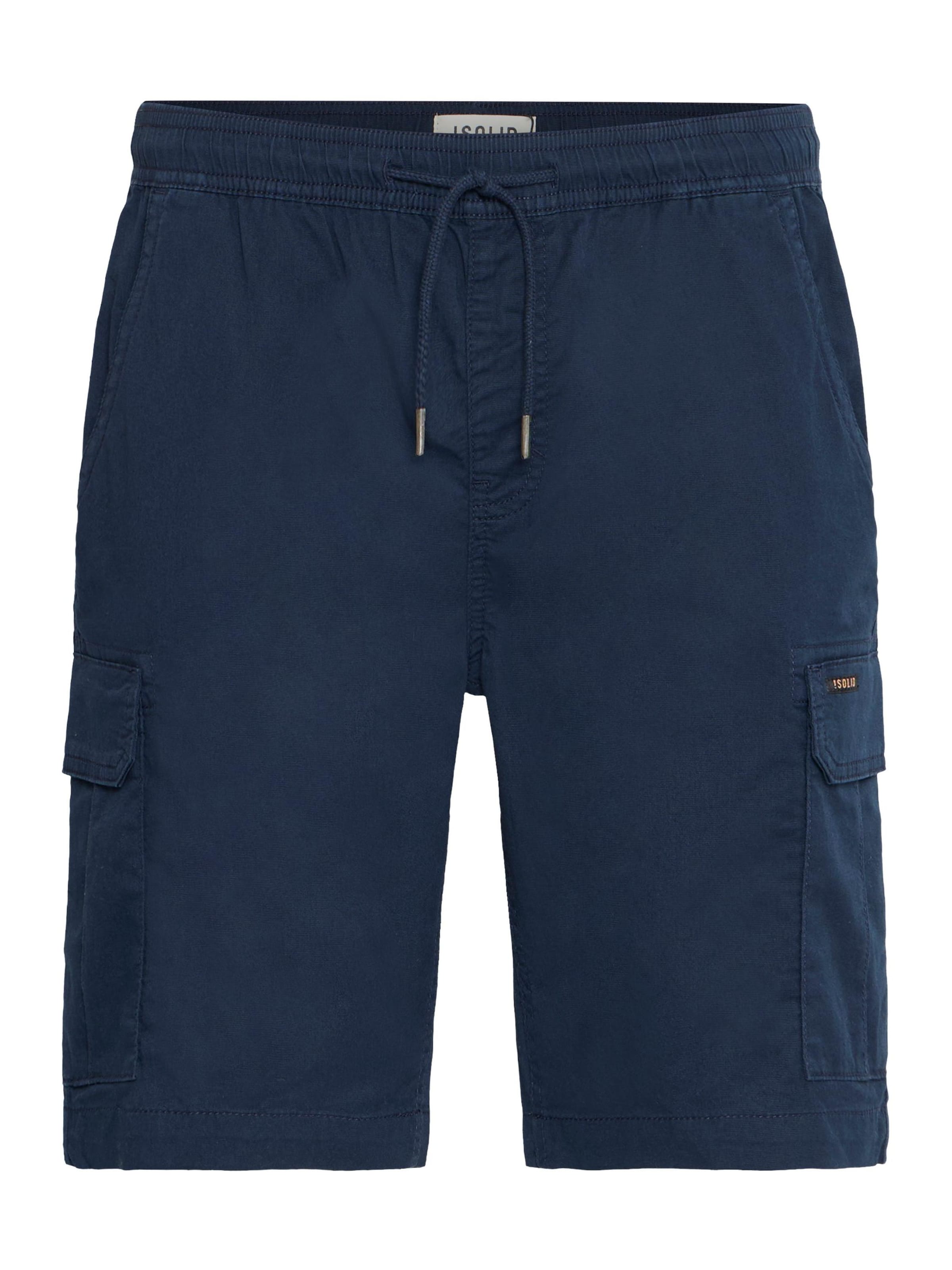 !Solid - regular Pantalón cargo ' SDKALLES ' en azul: frente