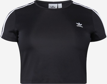 ADIDAS ORIGINALS Shirt 'Adicolor Classics 3-Stripes ' in Zwart: voorkant