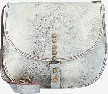 Campomaggi Crossbody Bag in Silver: front